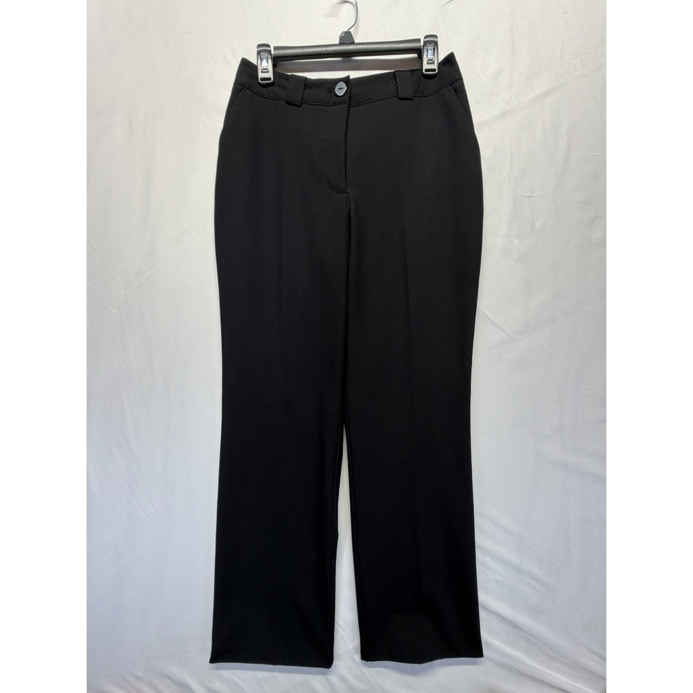 Worthington Dress Pants‎ Women's 6 Black Formal Business Wear Curvy Straight Leg